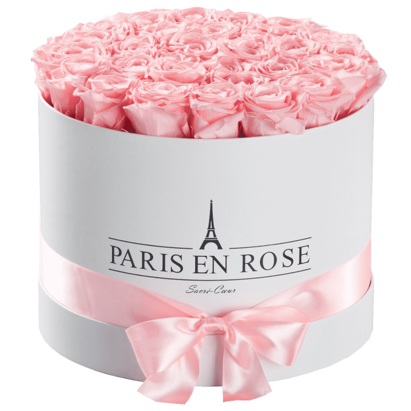 Infinity roses Flowerbox Exclusif Acrylique Box rosenbox avec préservée roses